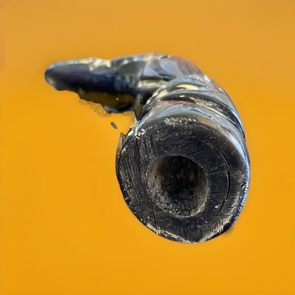 Vintage Miniature Inuit Style Carving Crow Miniature Sculpture 2.75" Tall - Picture 4 of 5